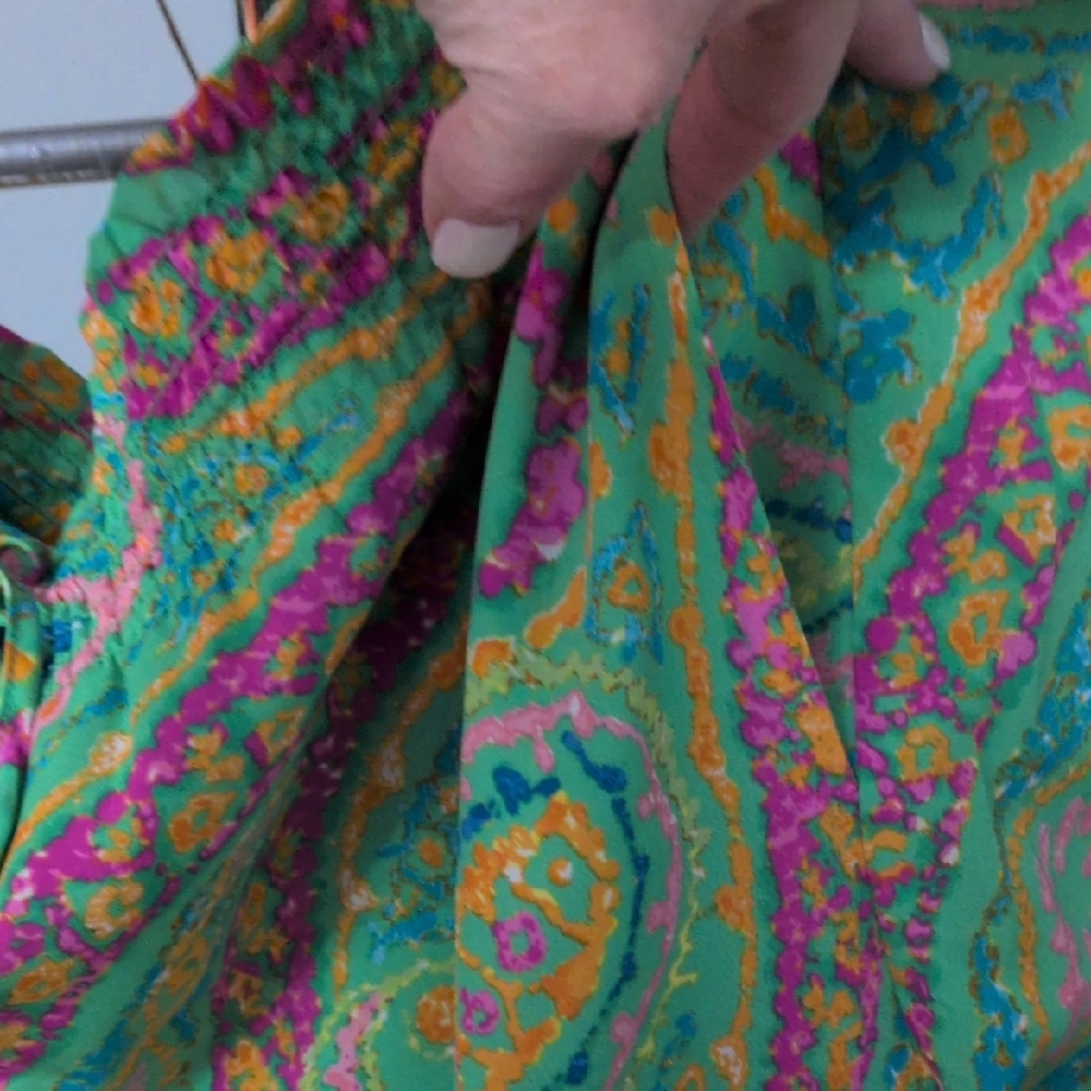 Lauren Ralph Lauren Paisley Wide-Leg Pants - Picture 4 of 8